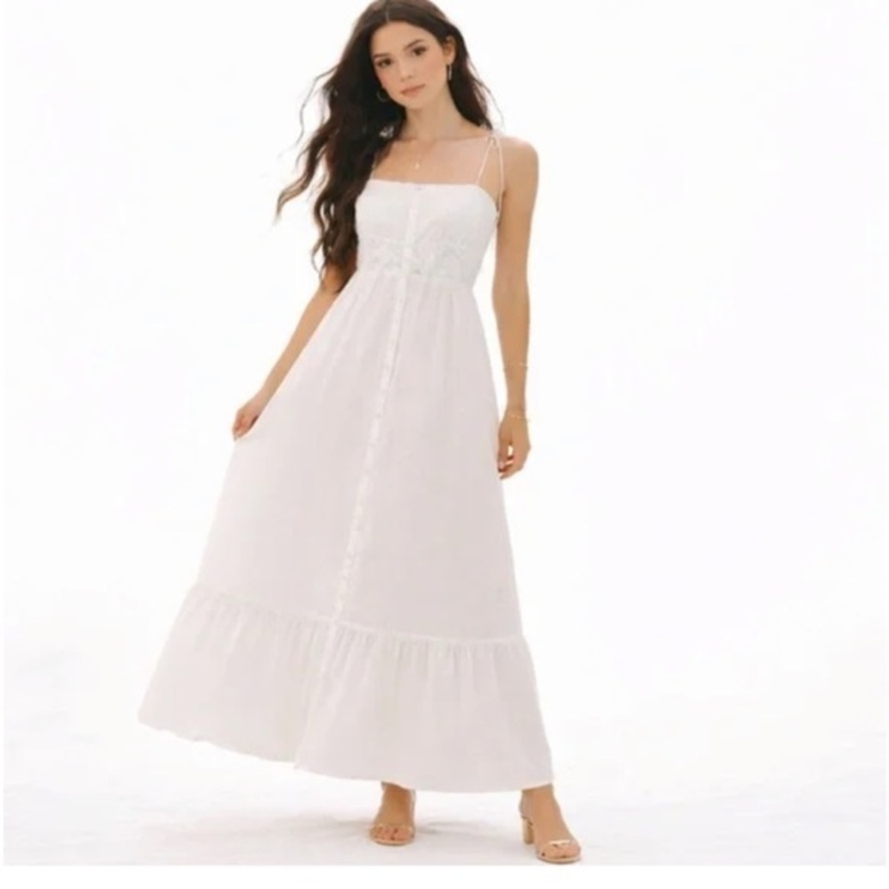 NWT AE White Maxi Dress